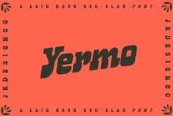 Yermo - A Laid Back Geo-Slab Font