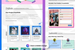 Y2K Fashion Designer Website