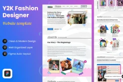 Y2K Fashion Designer Website
