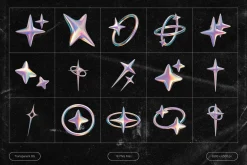 Y2K Sparkle Elements