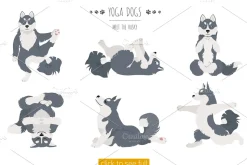 Yoga dogs collection (vol.4)