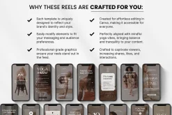 100 Yoga Instagram Reels Templates
