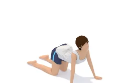 30 Yoga Pose Animations Bundle Woman