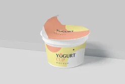 Yogurt Cup Mockups