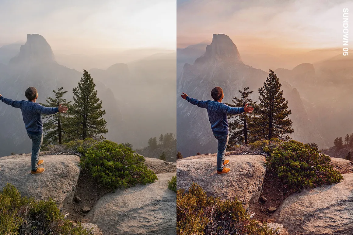 25 Yosemite Lightroom Presets LUTs