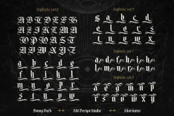 Young Dark Typeface