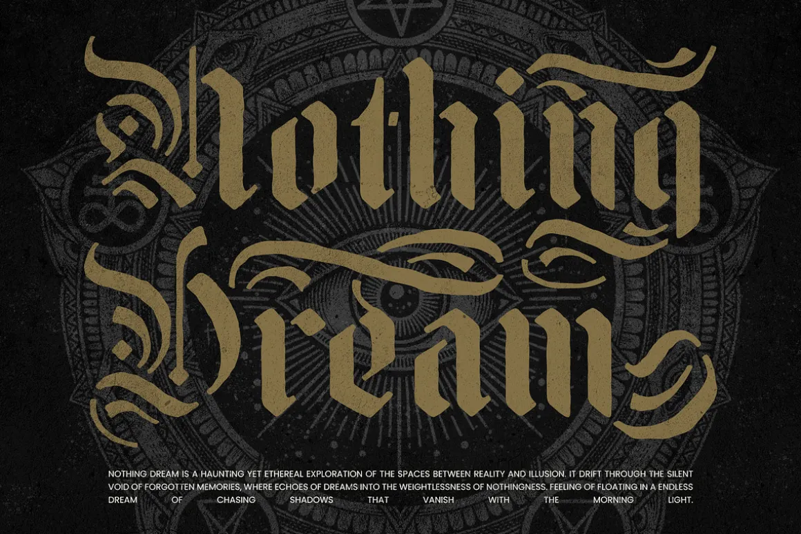 Young Dark Typeface