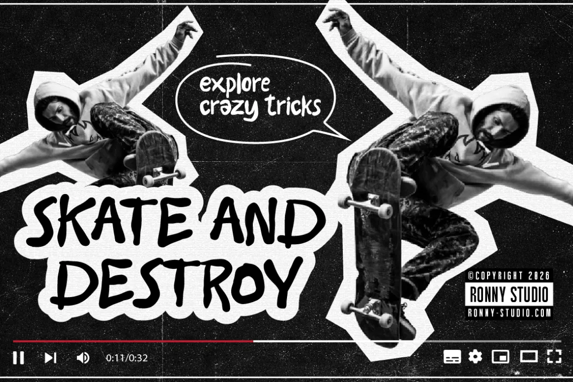 Youth Crew – Graffiti Street Font