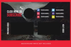 YouTube End Card Templates