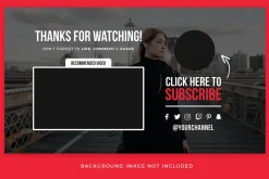YouTube End Card Templates