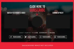 YouTube End Card Templates