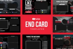YouTube End Card Templates