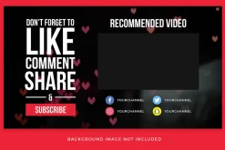 YouTube End Card Templates