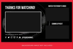 YouTube End Card Templates