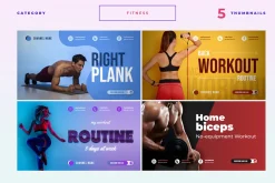 Youtube Thumbnail Bundle (50 PSD)