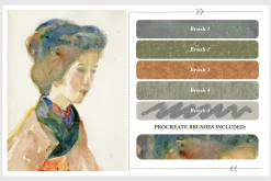 Yumeji Takehisa Procreate Kit