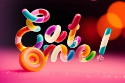 Yummy Candy - Color Bitmap Font