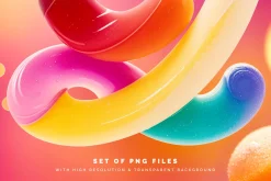 Yummy Candy - Color Bitmap Font