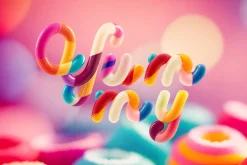 Yummy Candy - Color Bitmap Font