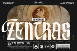 Zentras Typeface