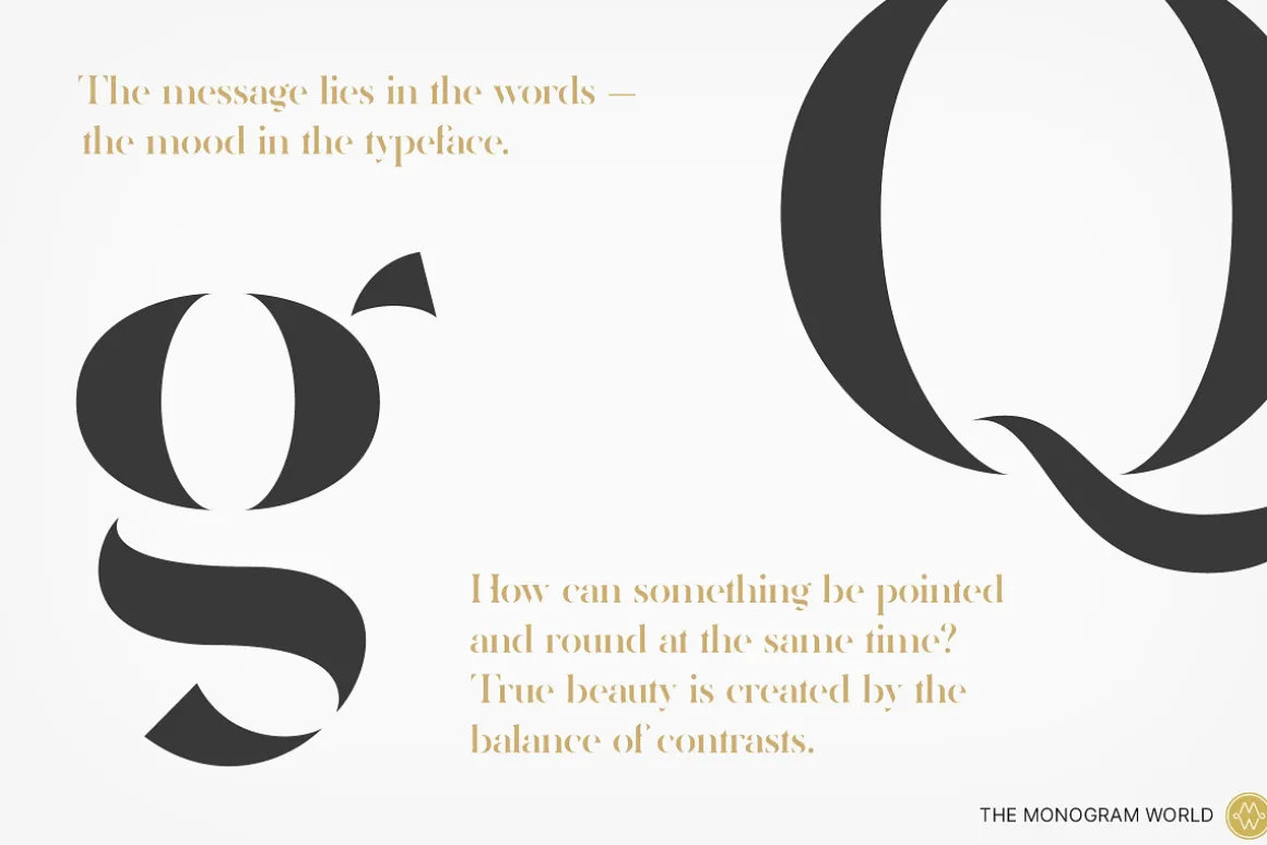 Zerifa – Serif Monogram Font