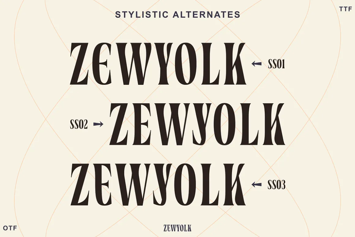 Zewyolk - Bold Condensed Display