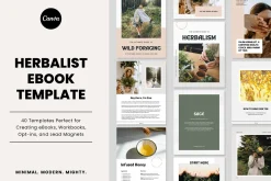 ZOE | Canva Herbalist eBook Template
