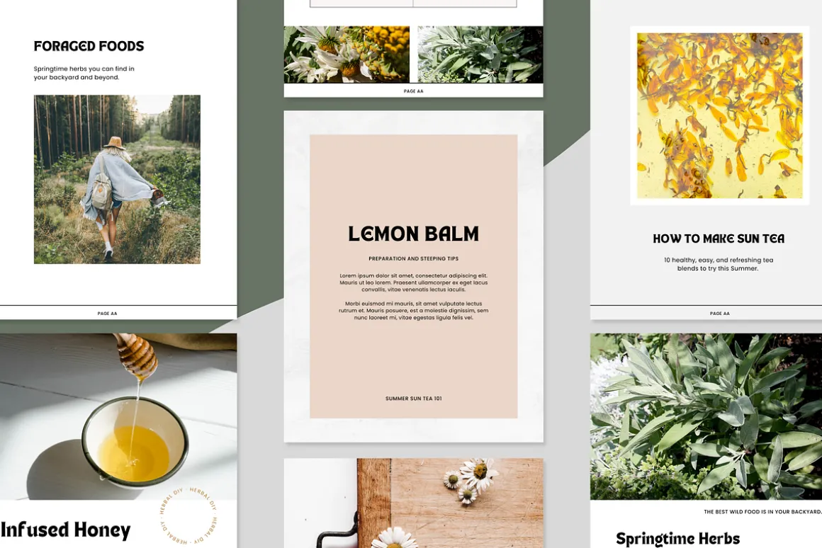 ZOE | Canva Herbalist eBook Template
