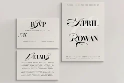 ZP APRIL - Luxury Hybrid Font